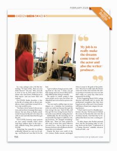 A picture of a magazine article